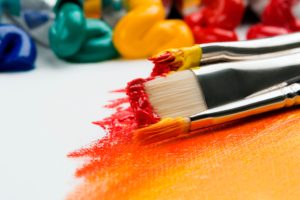 Paint brushes photograph