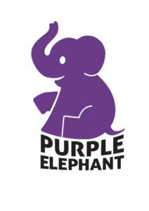 Purple elephant logo