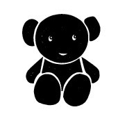 Teddy bear - silhouette