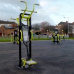 Photo of an outdoor gym