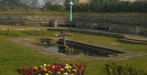 Photo of the restored pond