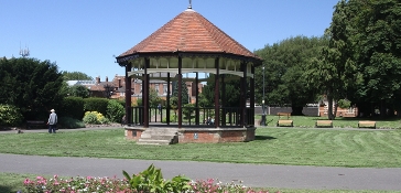 Band stand at Blake Gardens