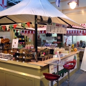 Cornhill indoor market food stall