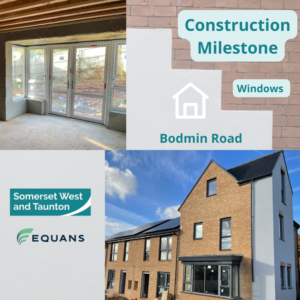 Reaching the windows construction milestone with the new build programme at North Taunton