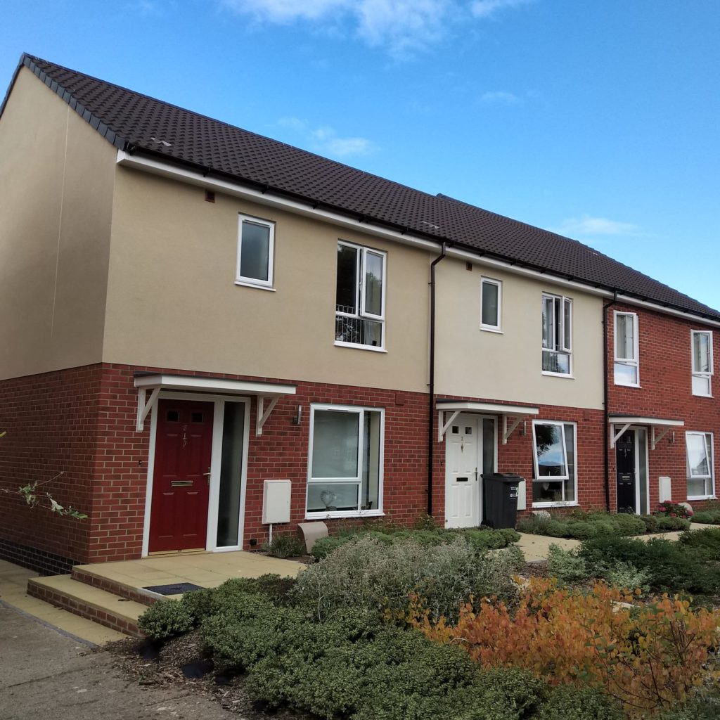 New building development in Quantock Close, Burnham on Sea