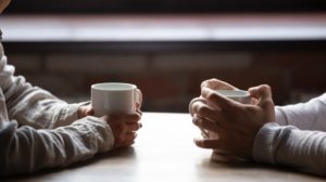 Drinking tea photograph