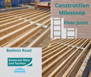 Reaching a construction milestone with the newbuild programme at North Taunton, floor joists