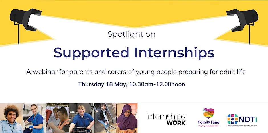 Condensed Supported Internship image with young people