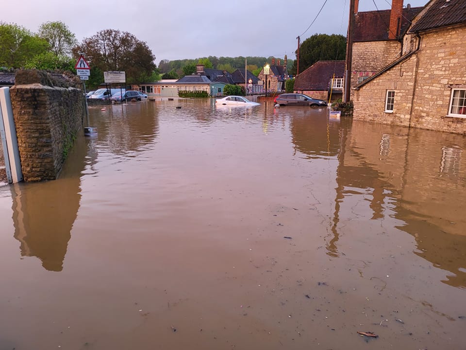 flooding in Queen Camel