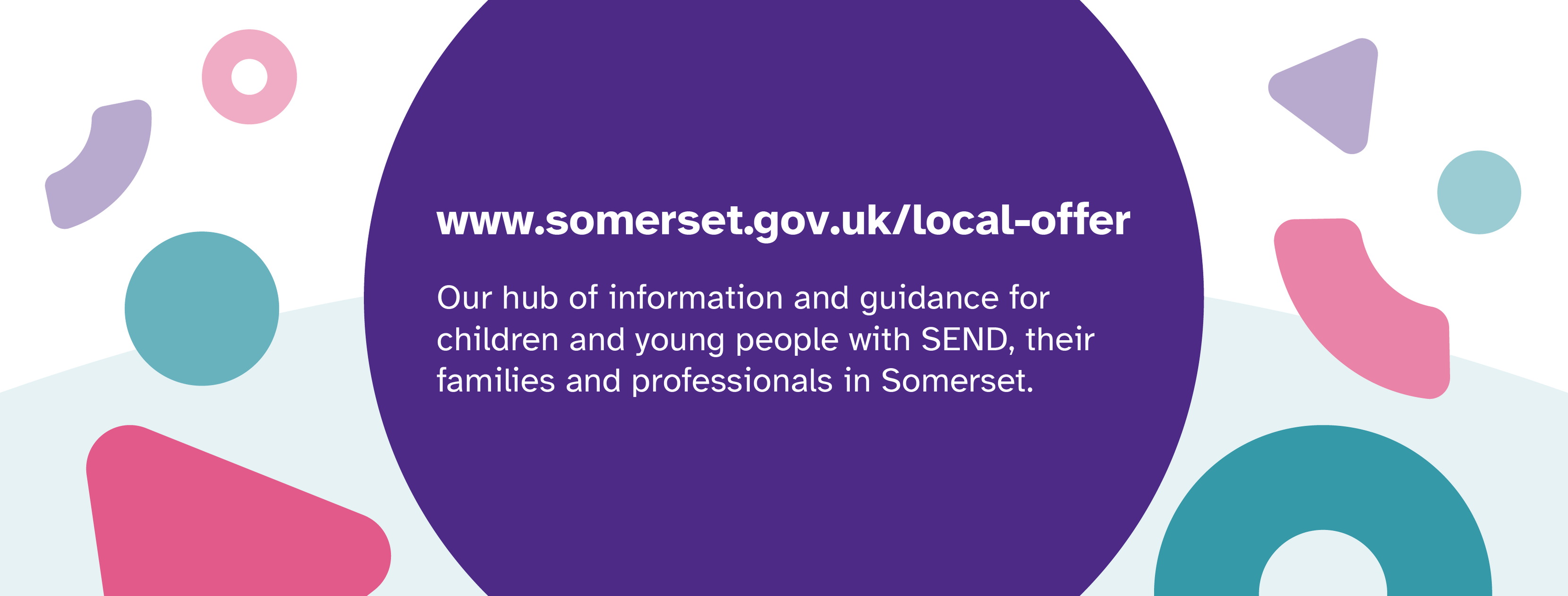 SEND Local offer banner with information