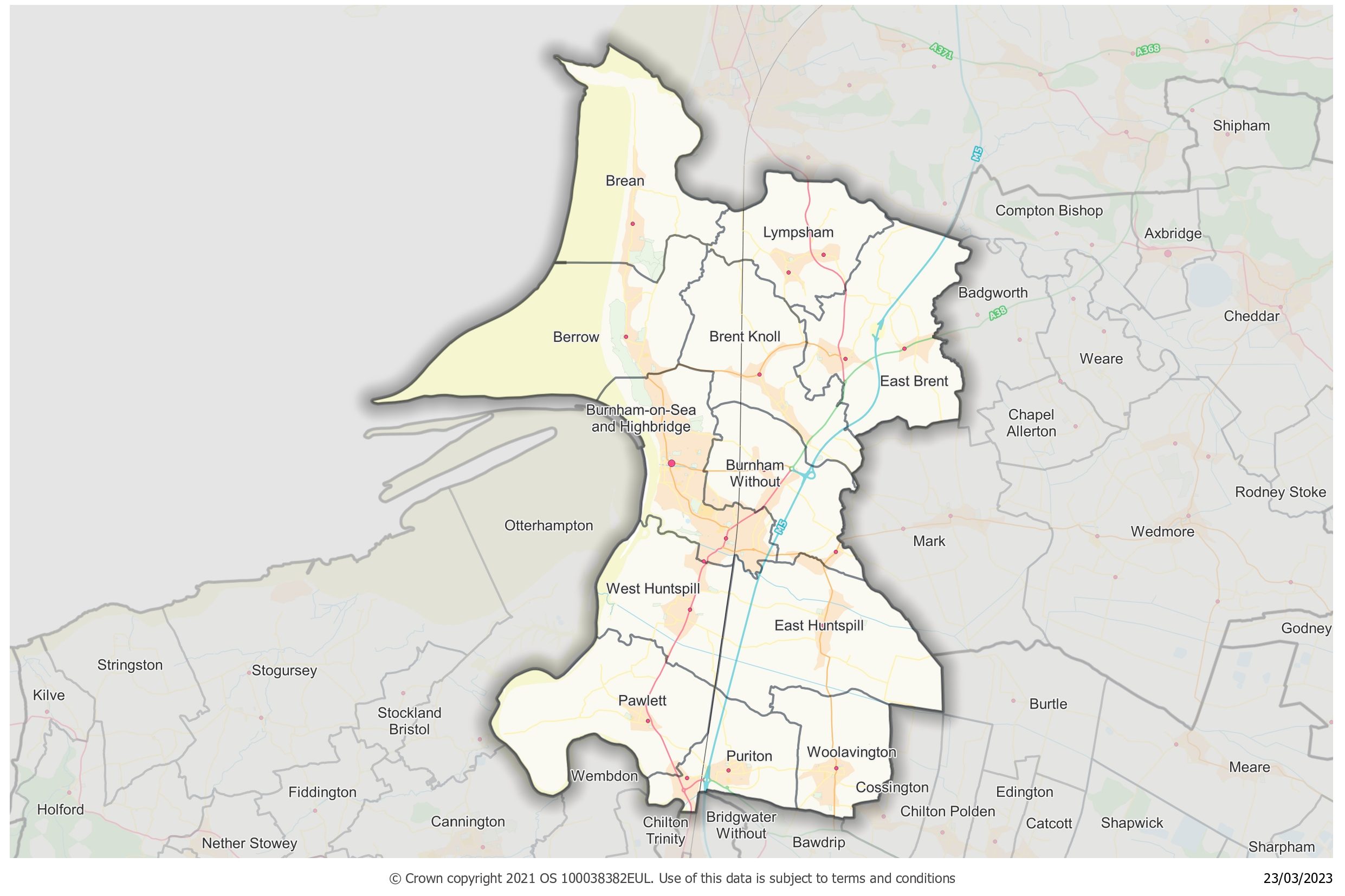 Burnham local community network map