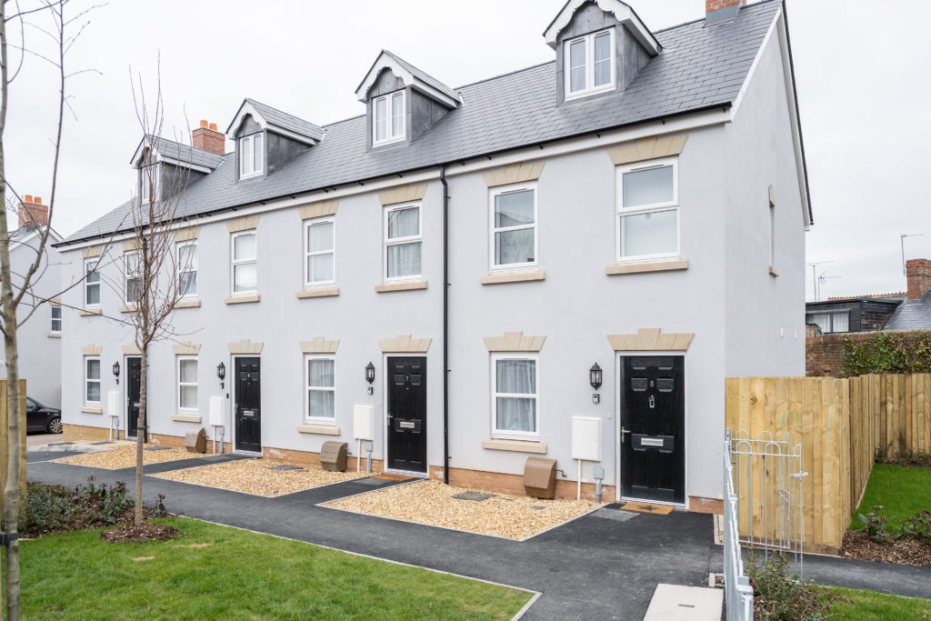 Affordable homes build in Wellington