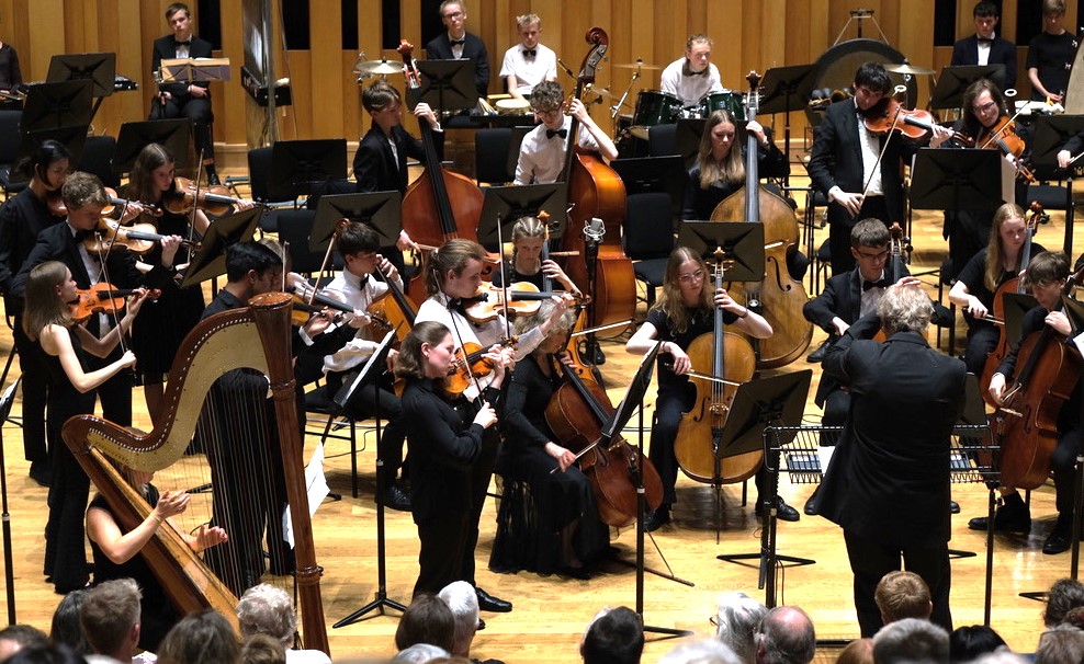 Musicians playing at the 50th anniversary concert