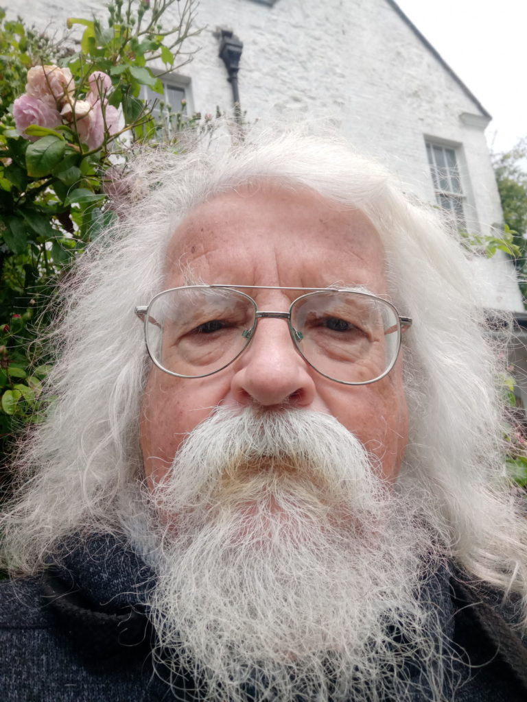 Photograph of Dr Michael White taken in Glastonbury