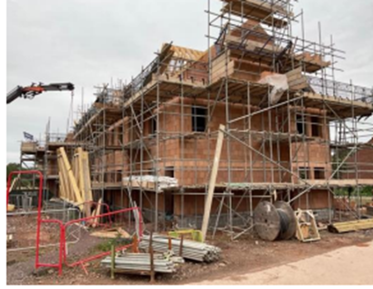 New council homes being built in Minehead