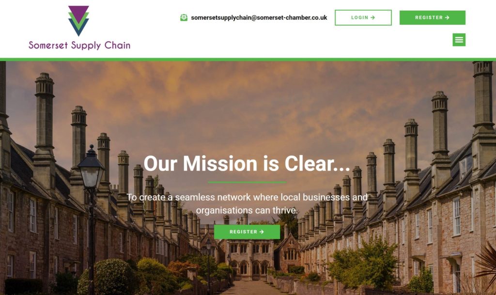 image of Somerset Supply Chain homepage