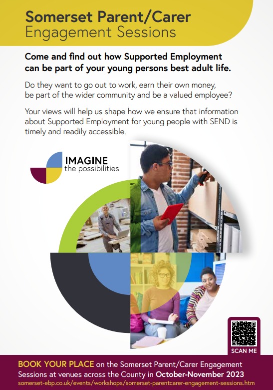 Flyer with text 