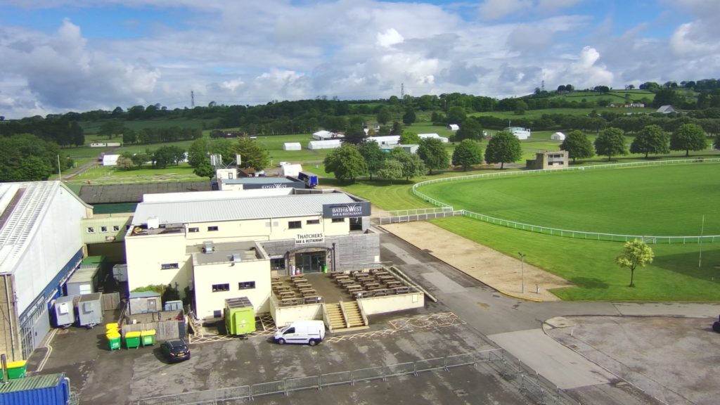 The Bath and West Showground aerial view