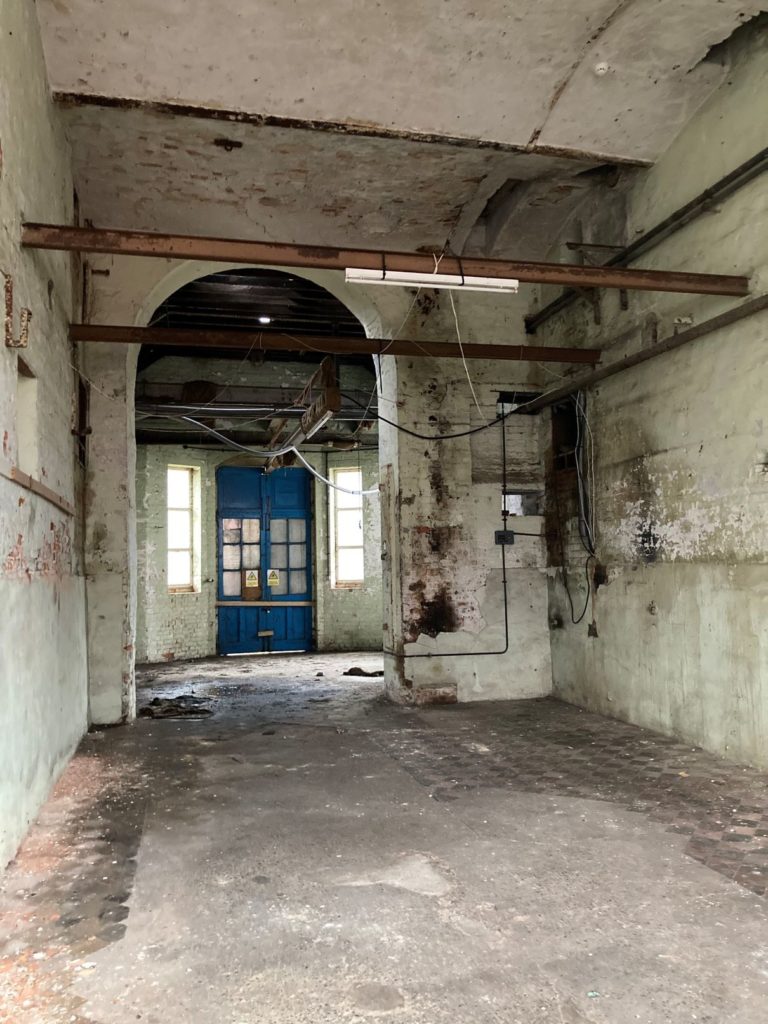 Boden Mill, interior derelict room