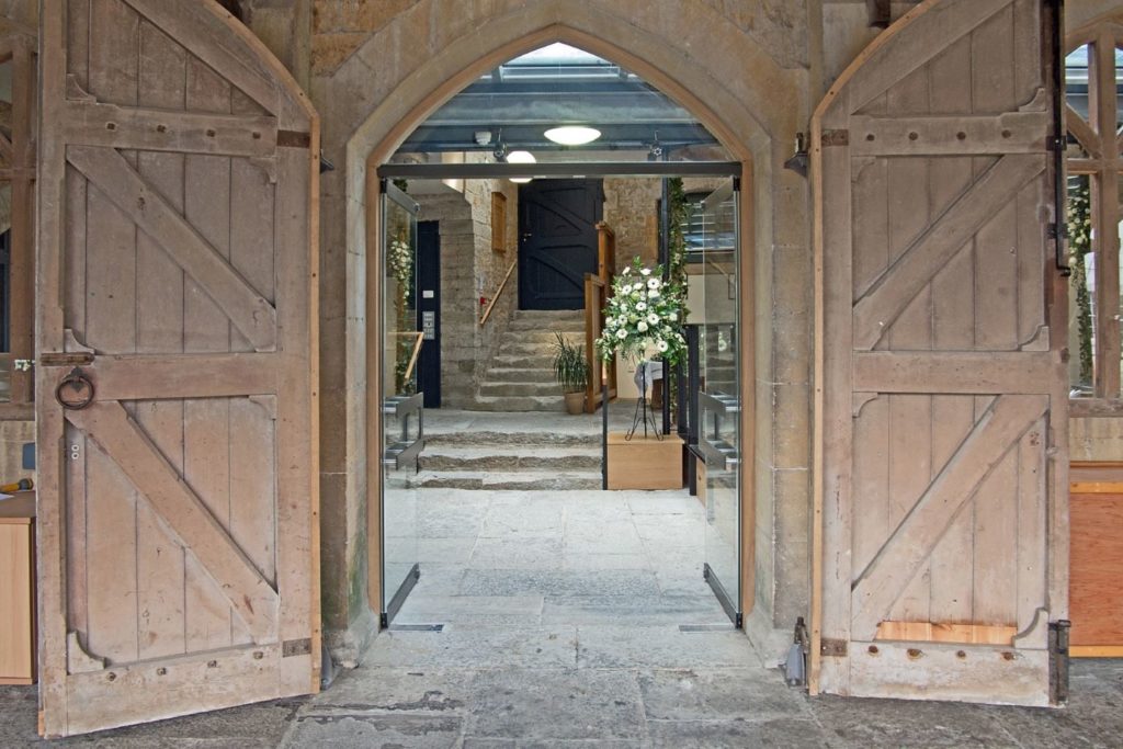 Castle Cary Market House, entrance