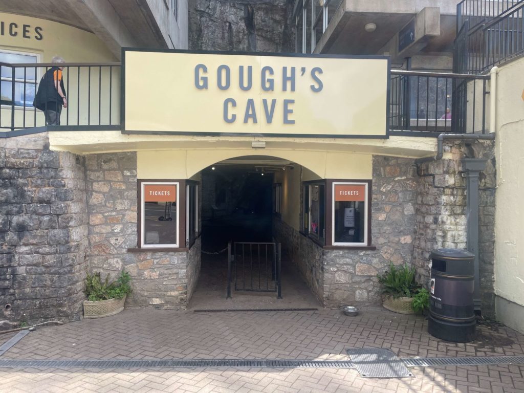 Cheddar Caves entrance, Gough's cave