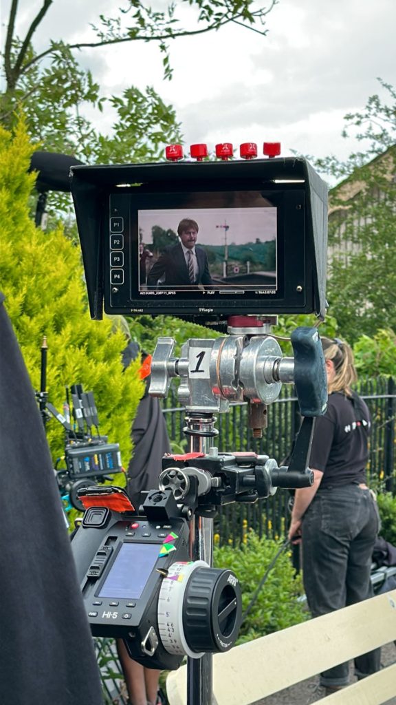 East Somerset Railway, film crew filming