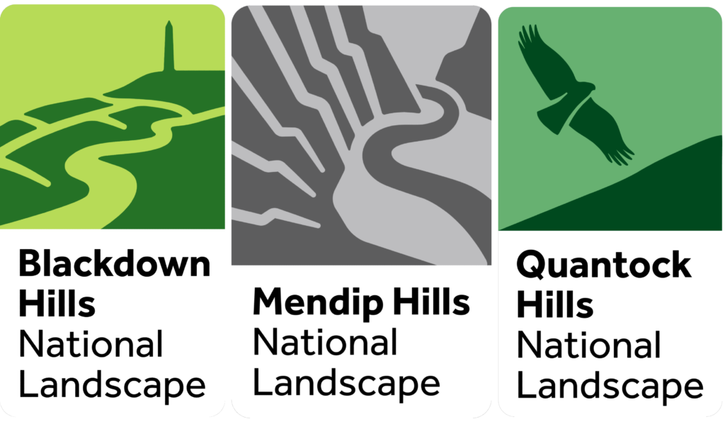 Somerset National Landscape logos