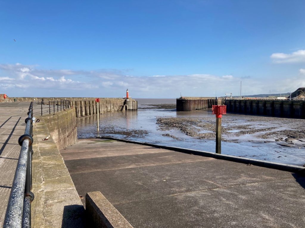 Watchet Harbour slipway