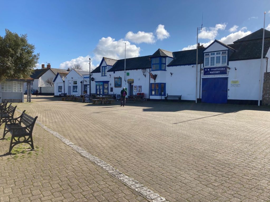 Watchet Harbour buildings