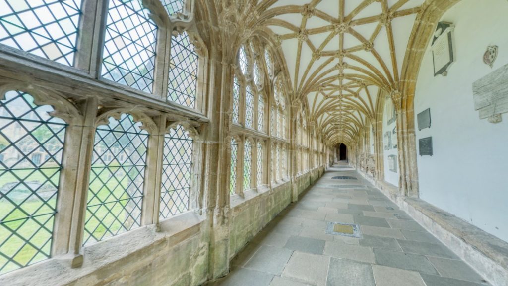 Wells Cathedral, interior walkway