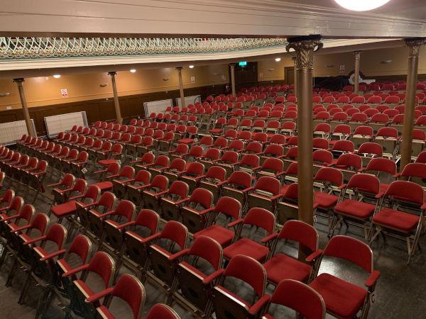 Bridgwater Town Hall Theatre, interior seating area