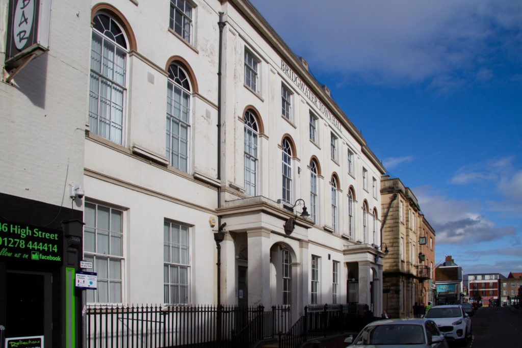Bridgwater Town Hall Theatre, exterior building