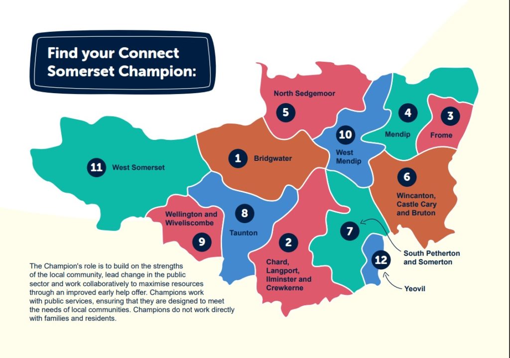 Connect Somerset Map