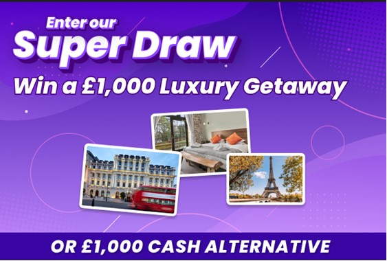 The prizes on offer in the lottery draw