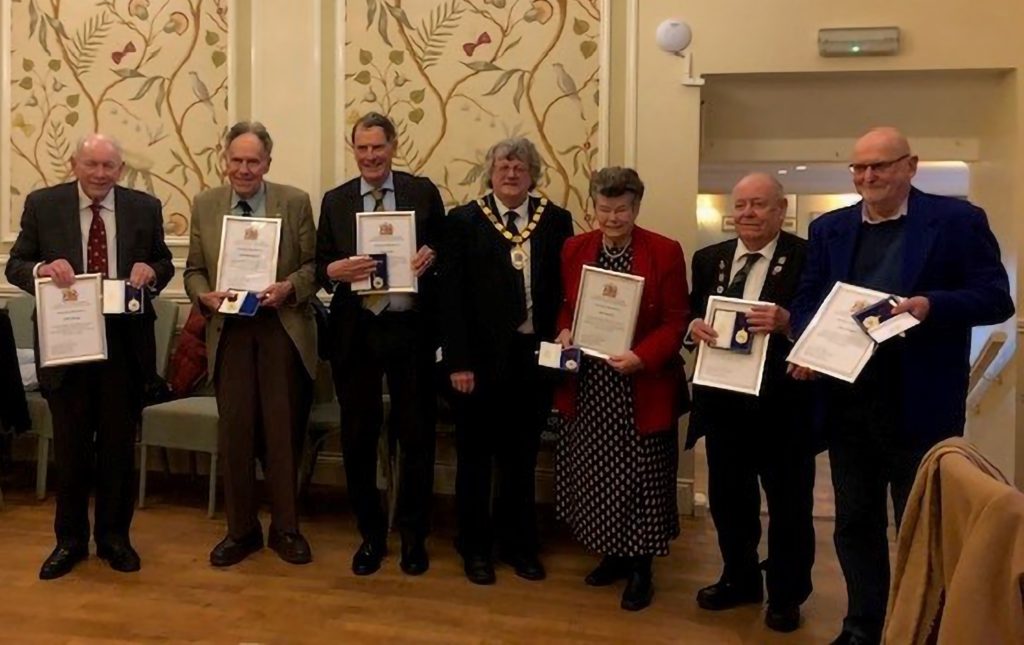 Aldermen presented with their awards
