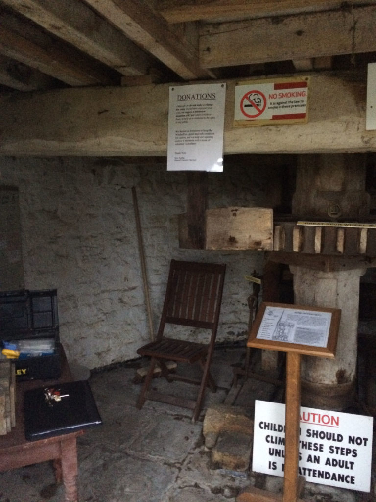 Ashton Windmill, internal