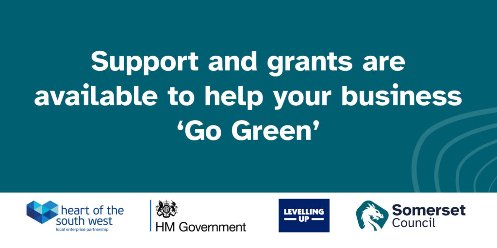 graphic advising that support and grants are available to businesses