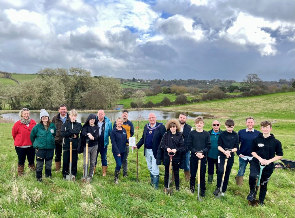 Somerset Duke of Edinburgh tree planting and receiving and award