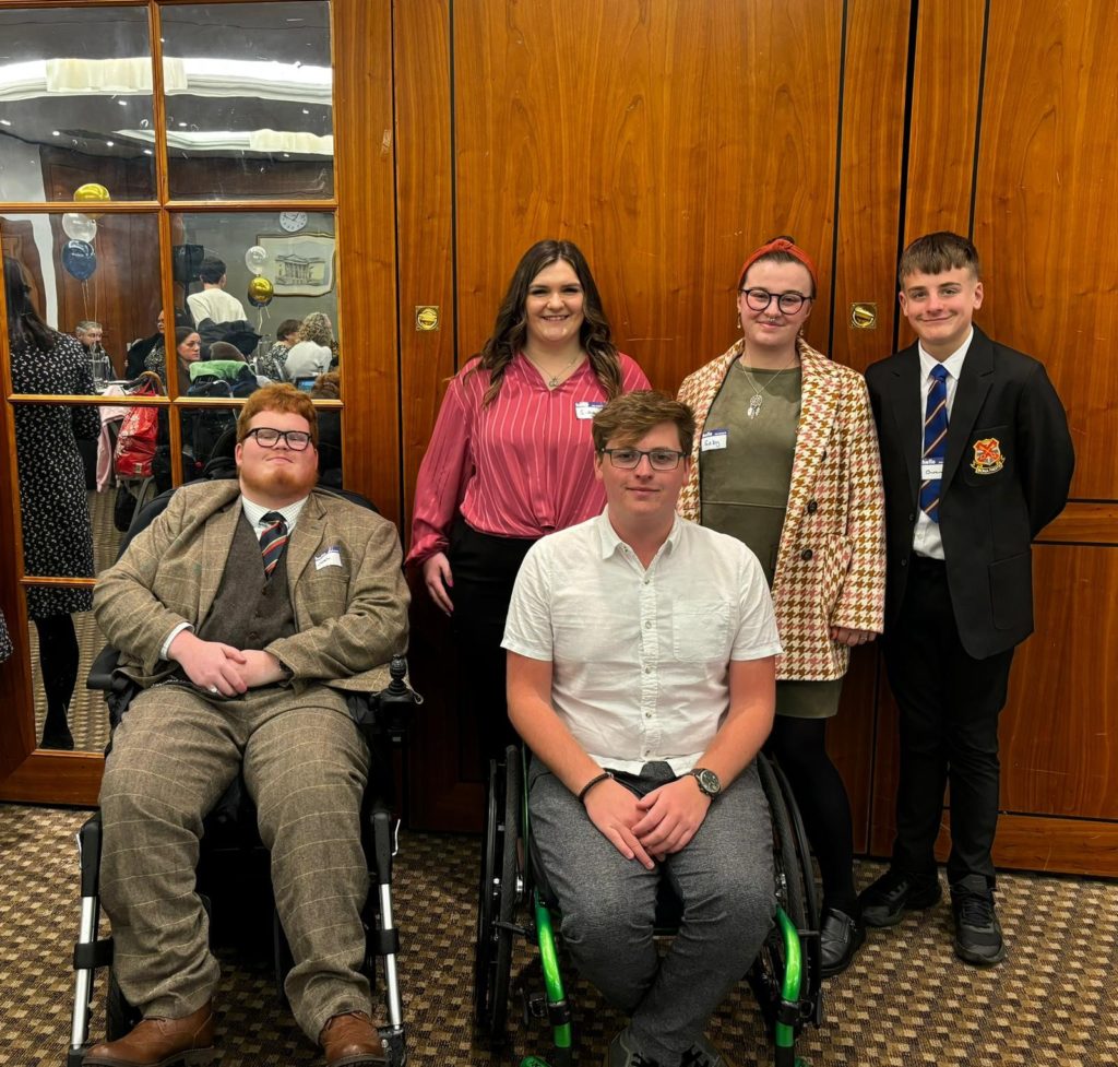 Members of CYPSA pose for a photo at award event
