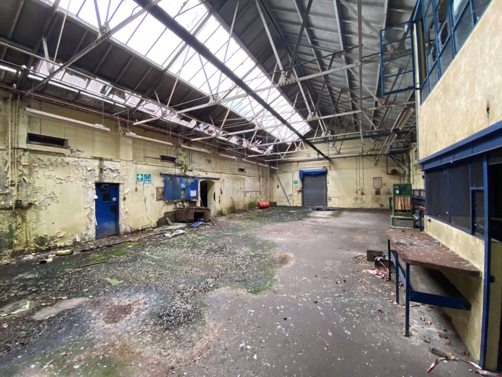 Saxonvale site, interior