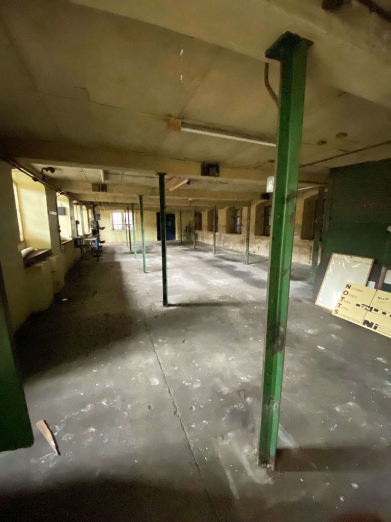 Saxonvale site, interior