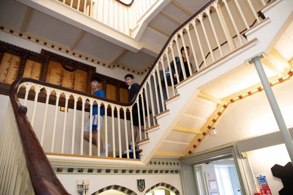 Queens College stairs