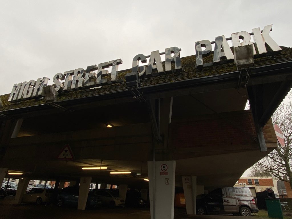 Taunton High St Car Park.