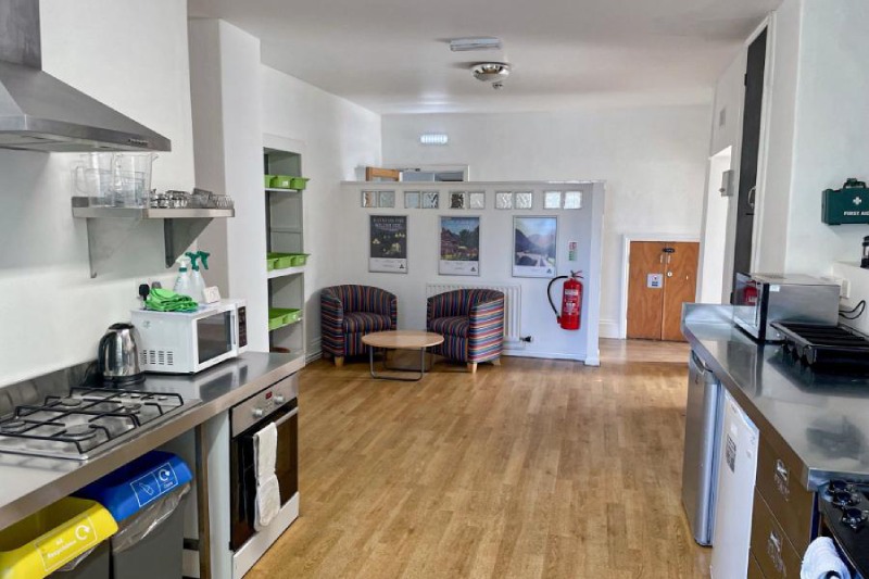 Cheddar Youth Hostel Association kitchen