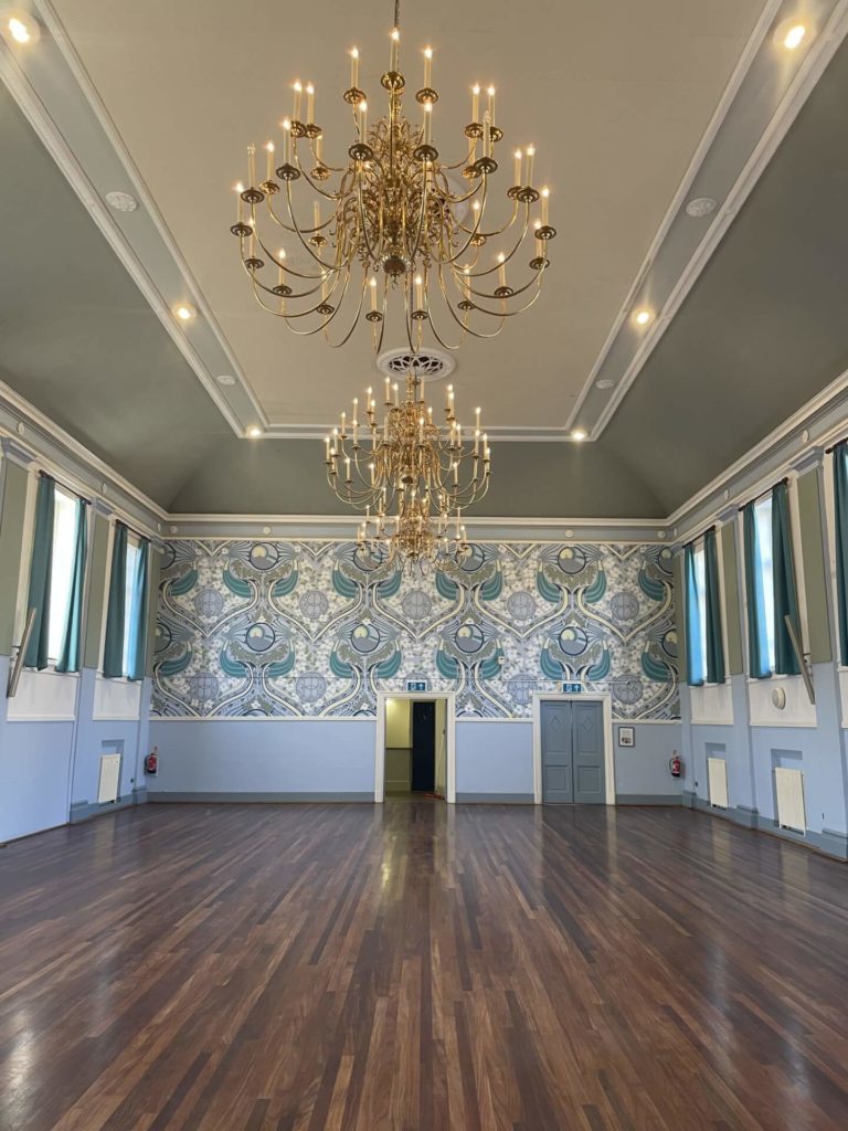 Glastonbury Town Hall, interior
