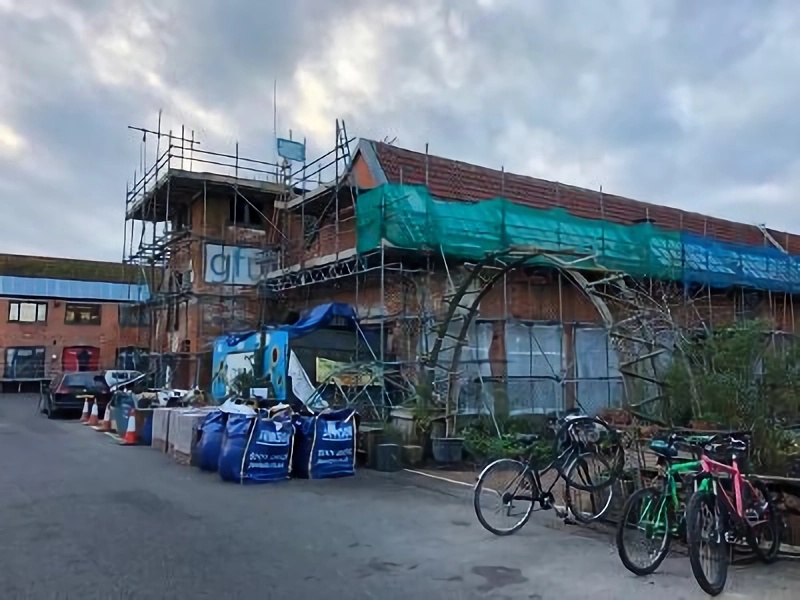 The Red Brick Building, Glastonbury.