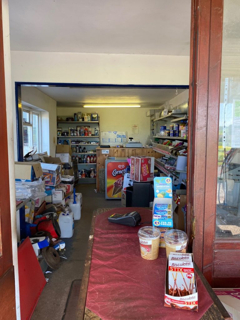 Manor Garage, interior