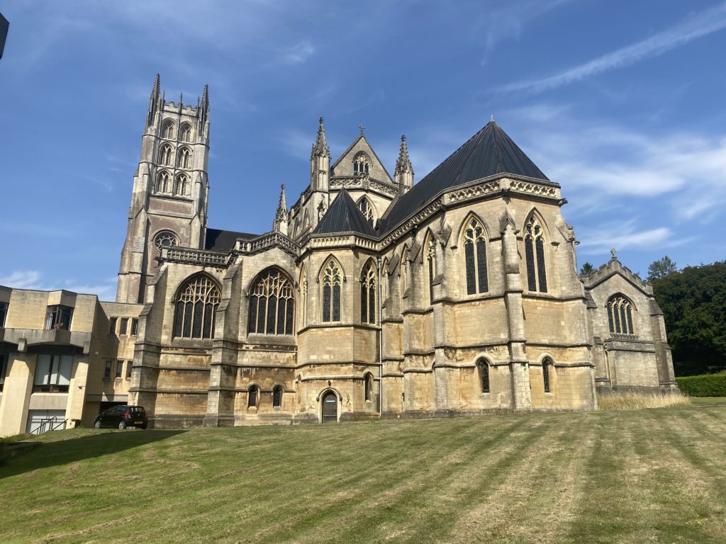 Downside Abbey, exterior