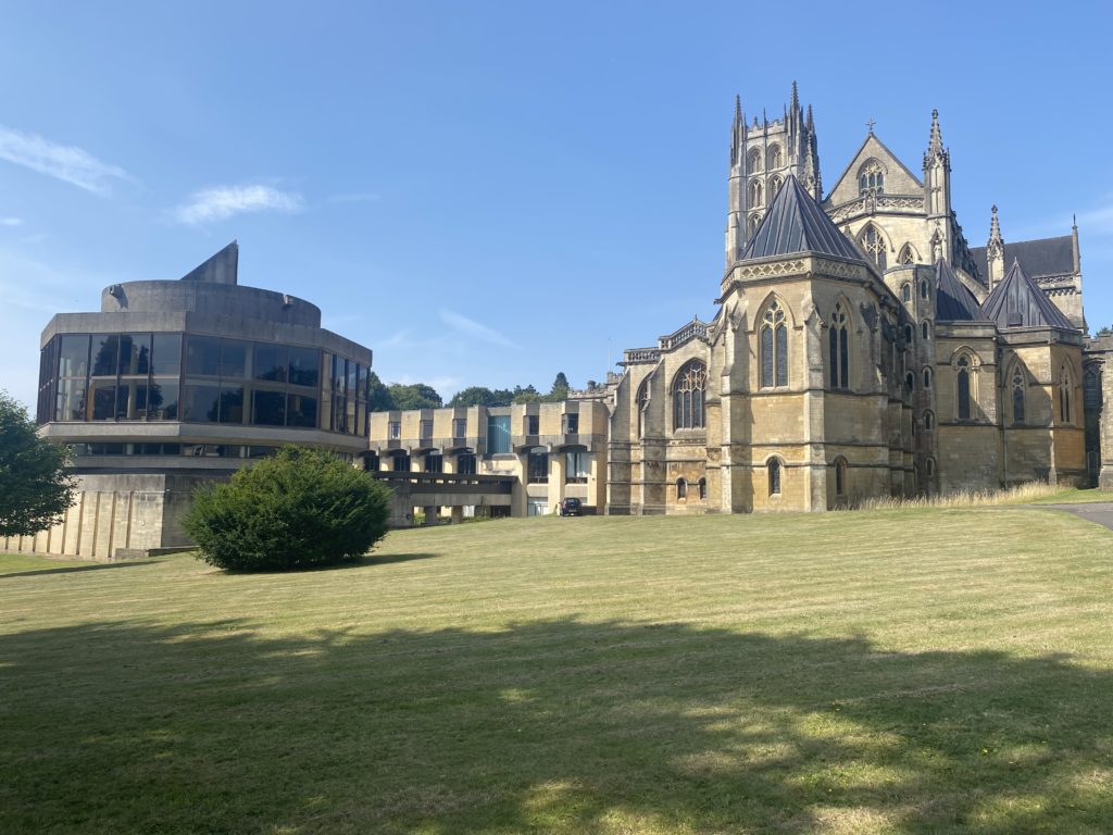 Downside Abbey Library, exterior