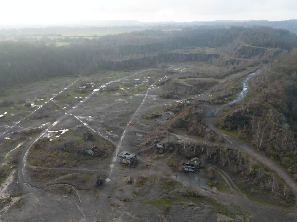 Westdown Quarry, exterior